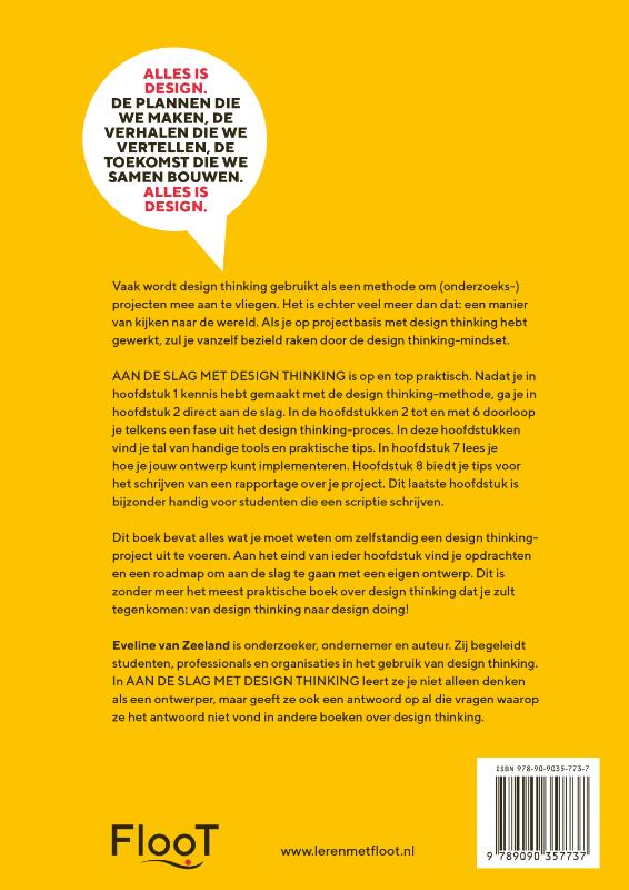 Aan de slag met design thinking Aan de slag met design thinking achterkant