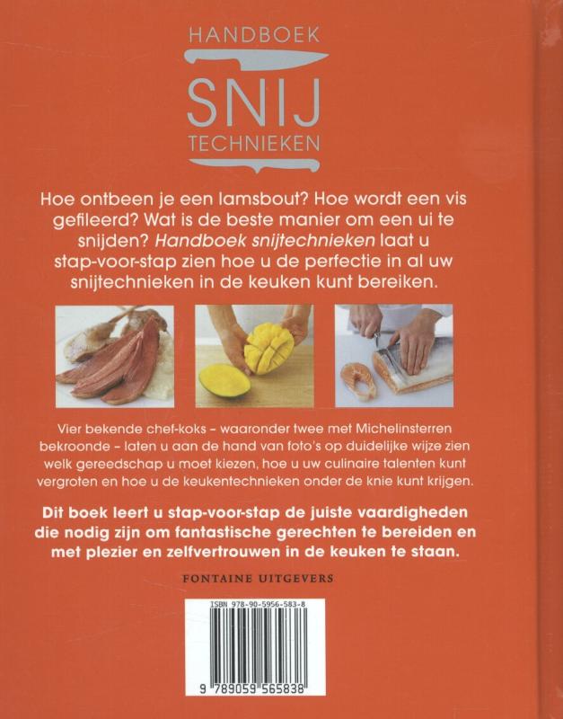 Handboek snijtechnieken achterkant