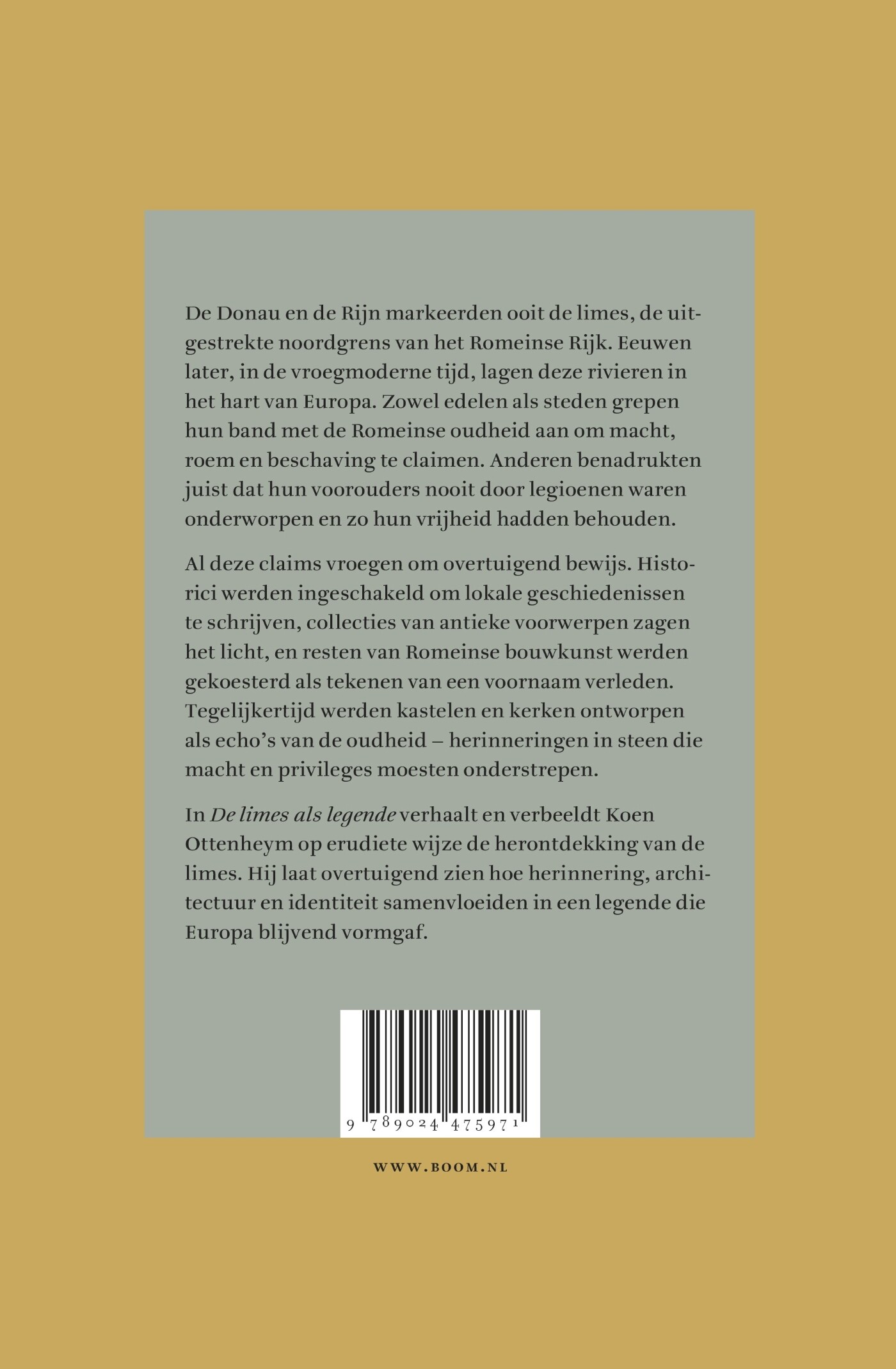 De limes als legende achterkant