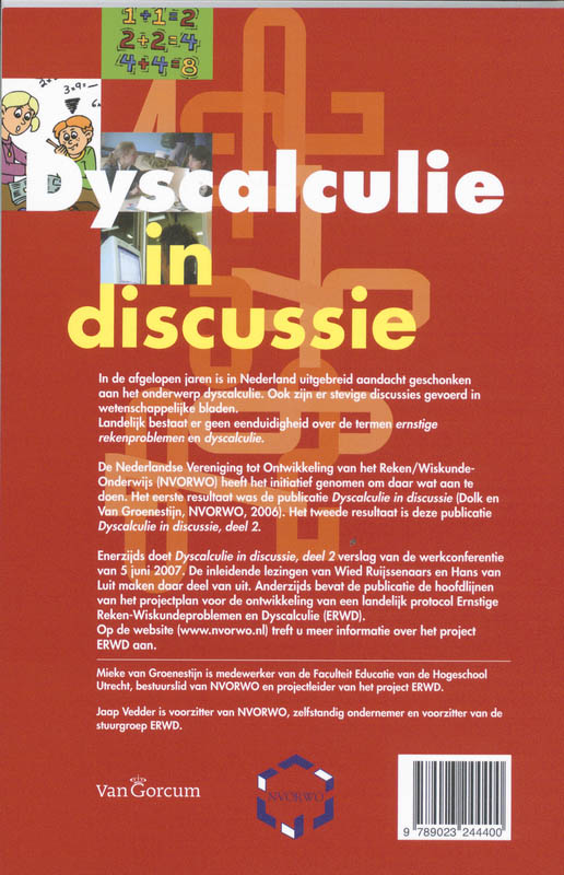 Dyscalculie In Discussie / 2 Dyscalculie In Discussie / 2 achterkant