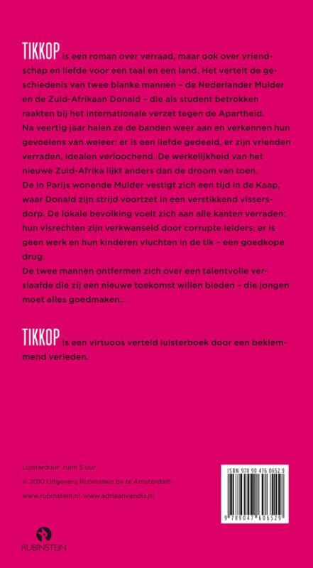 Adriaan van Dis leest Tikkop achterkant