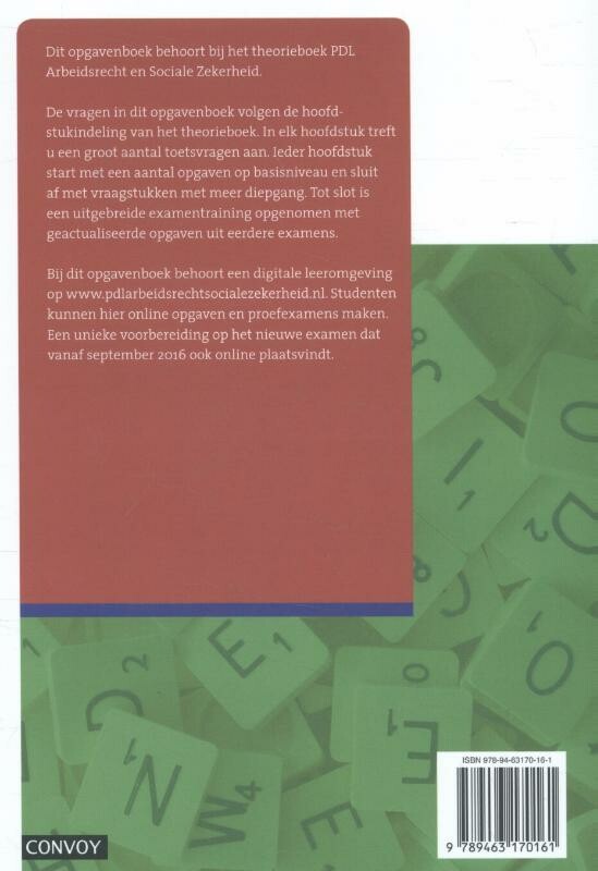 Praktijkboek loonadministratie Opgavenboek 2016/17 achterkant