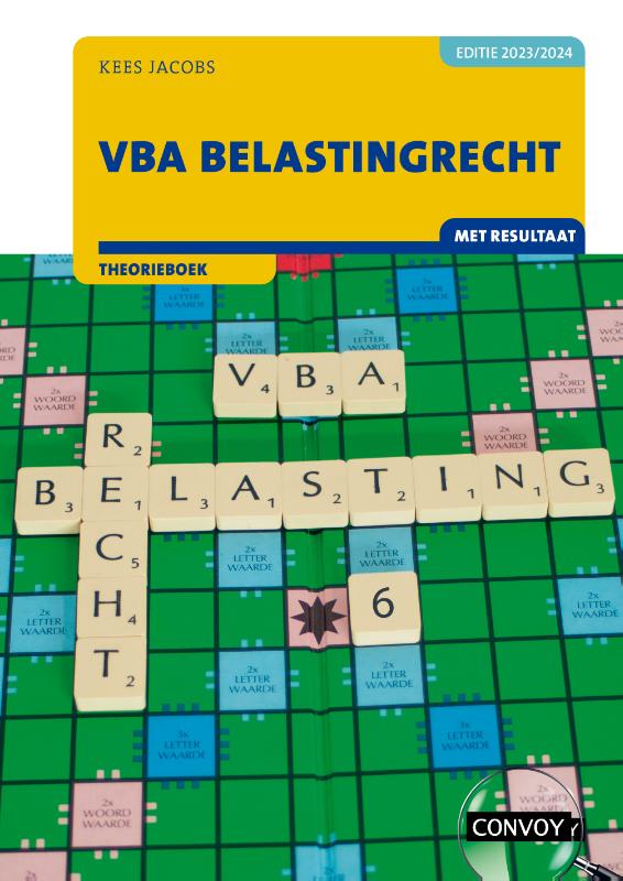 2023/2024 / VBA Belastingrecht met resultaat / Theorieboek