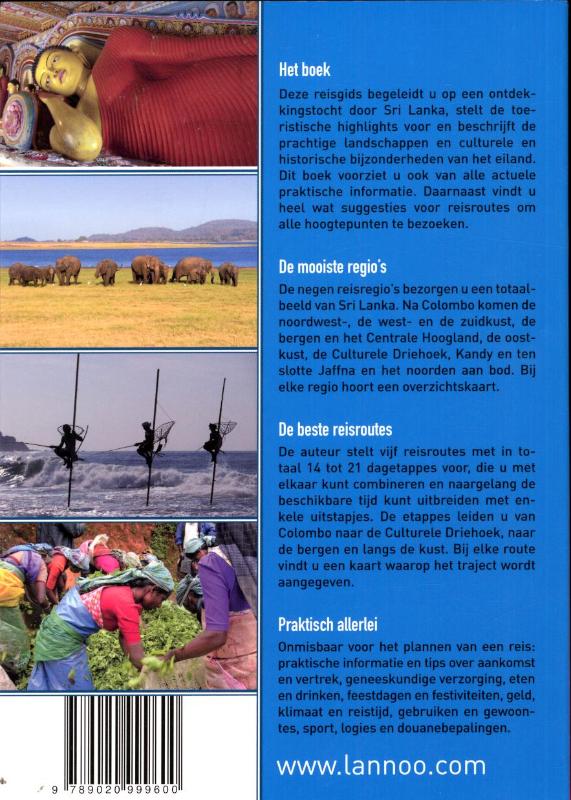 Sri Lanka / Lannoo's blauwe reisgids achterkant