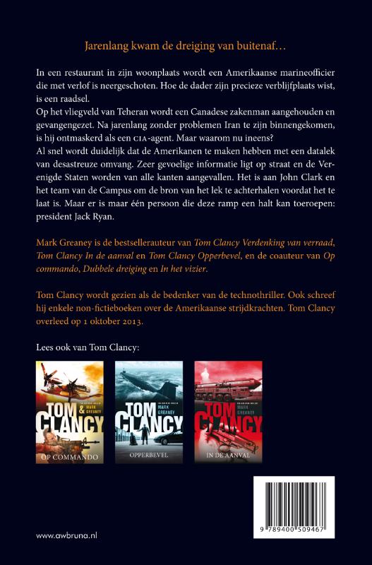 Tom Clancy: Vriend of vijand / geen achterkant