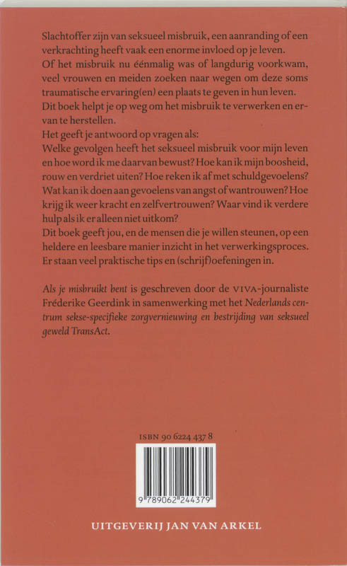 Als je misbruikt bent achterkant
