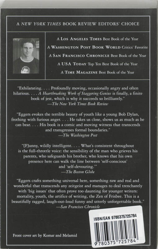 Dave Eggers achterkant