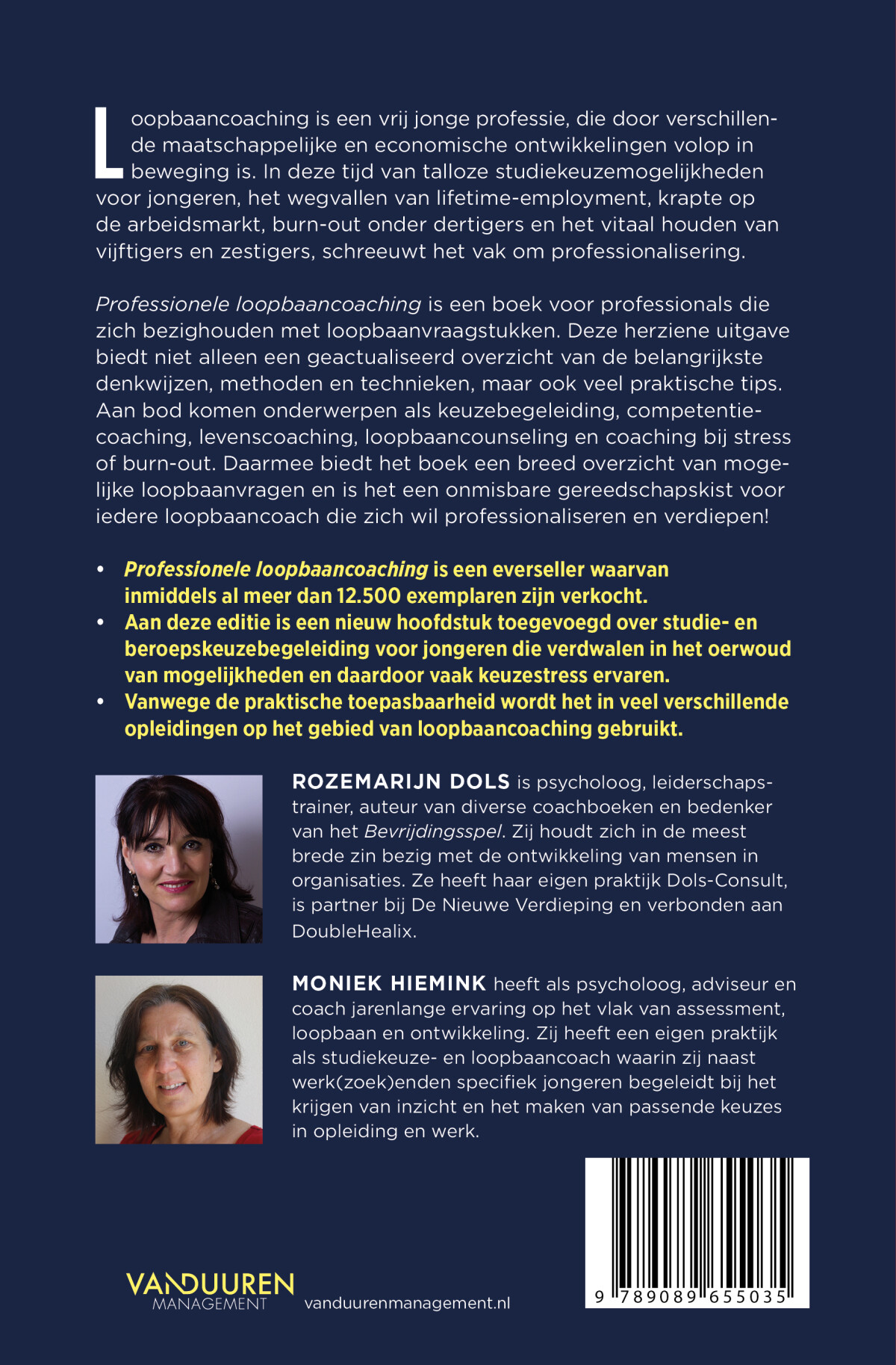 Professionele loopbaancoaching achterkant