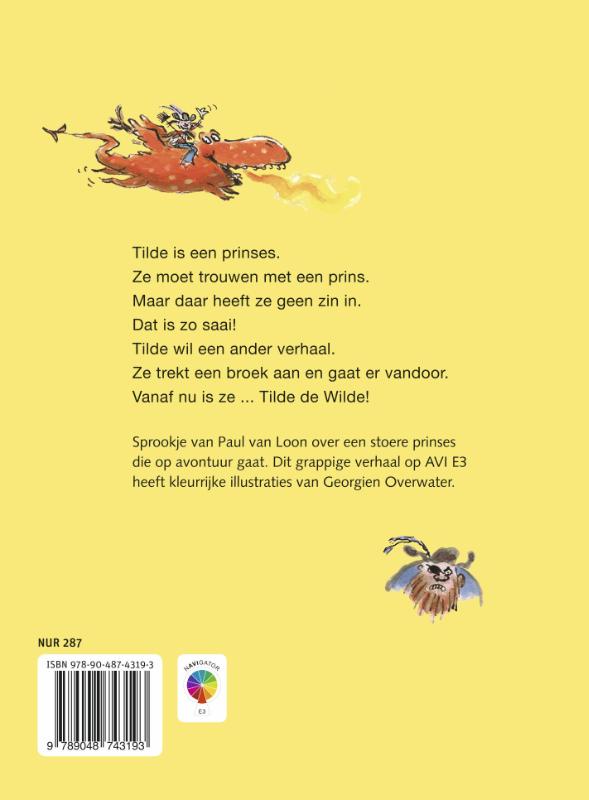 Tilde de Wilde / AVI-lezen met Paul van Loon achterkant