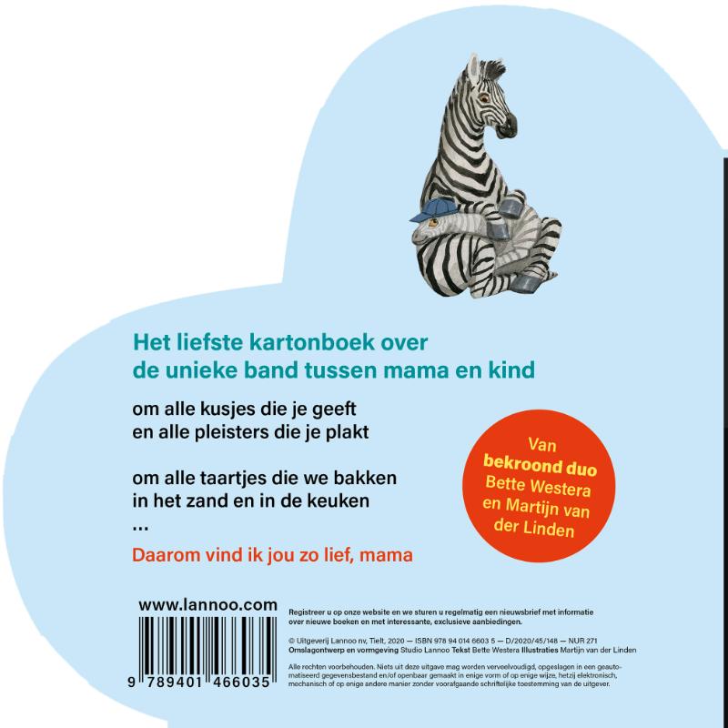Daarom vind ik jou zo lief, mama achterkant