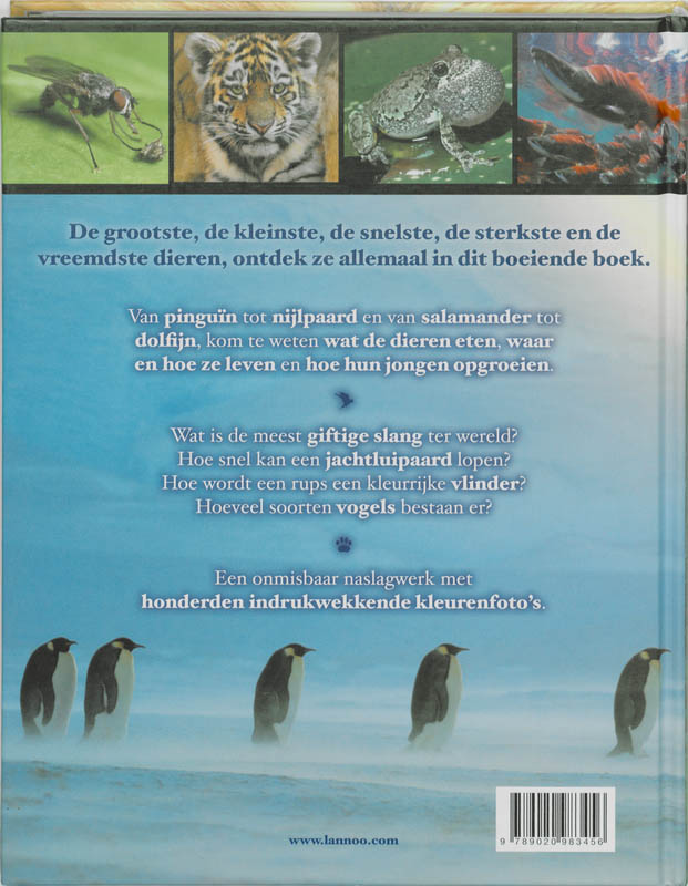 De geillustreerde dierenencyclopedie achterkant