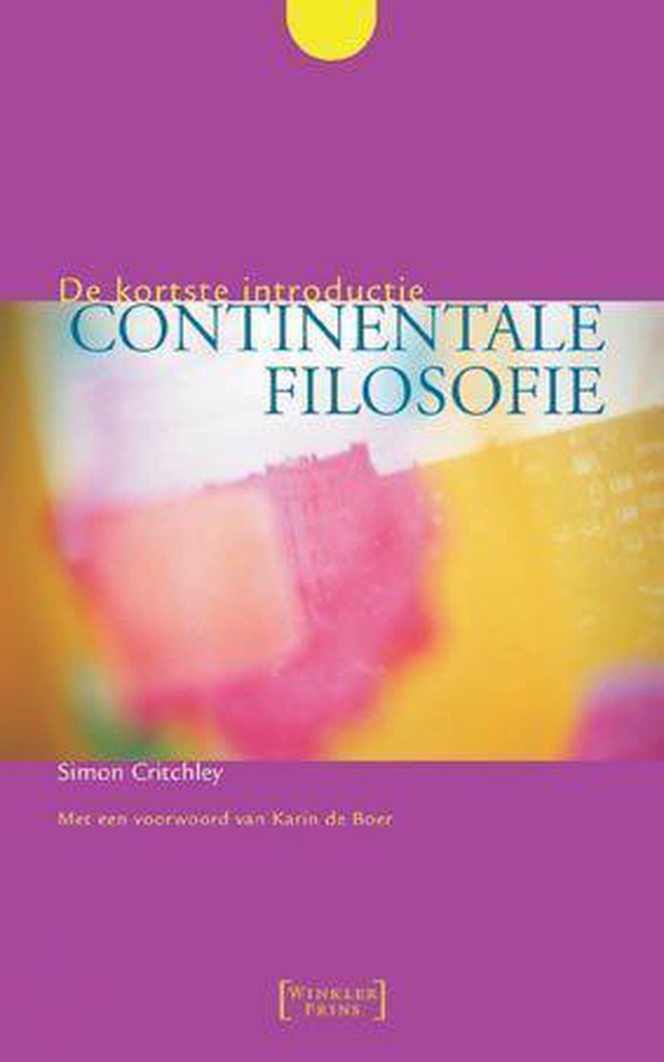 boekenbalie_9789027479037_cover Continentale filosofie / De kortste introductie