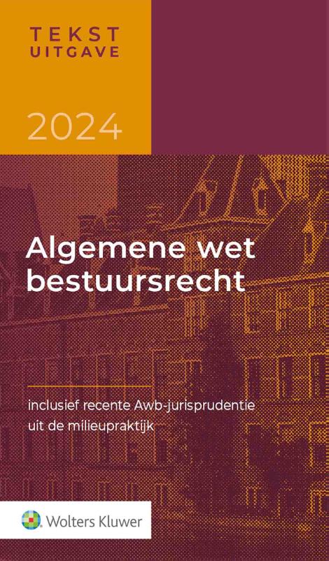 boekenbalie_9789013176322_cover Tekstuitgave Algemene wet bestuursrecht 2024