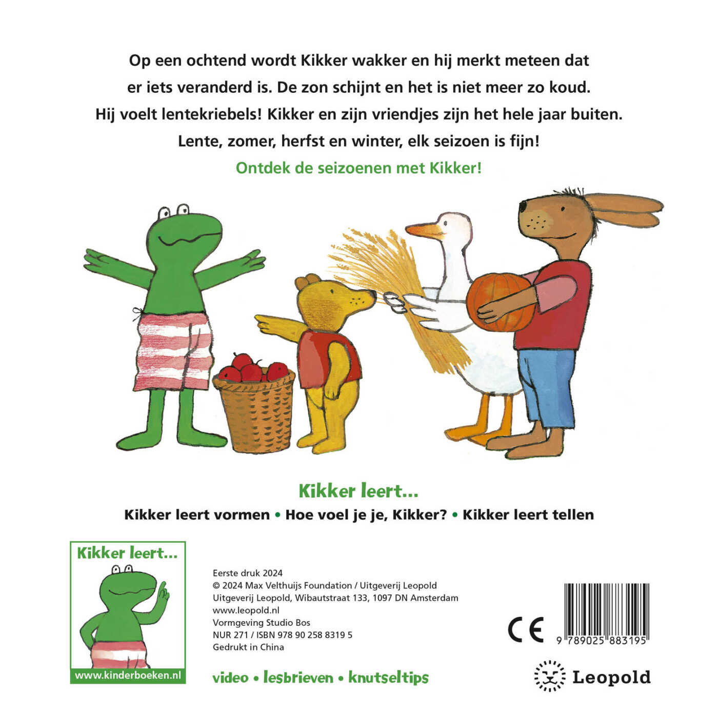 Welk seizoen is het, Kikker? / Kikker leert achterkant
