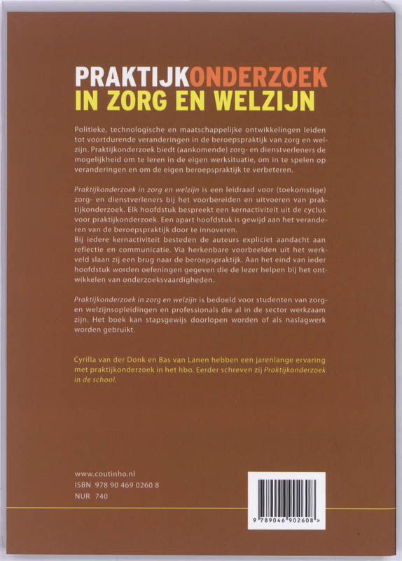 Praktijkonderzoek in zorg en welzijn Praktijkonderzoek in zorg en welzijn achterkant