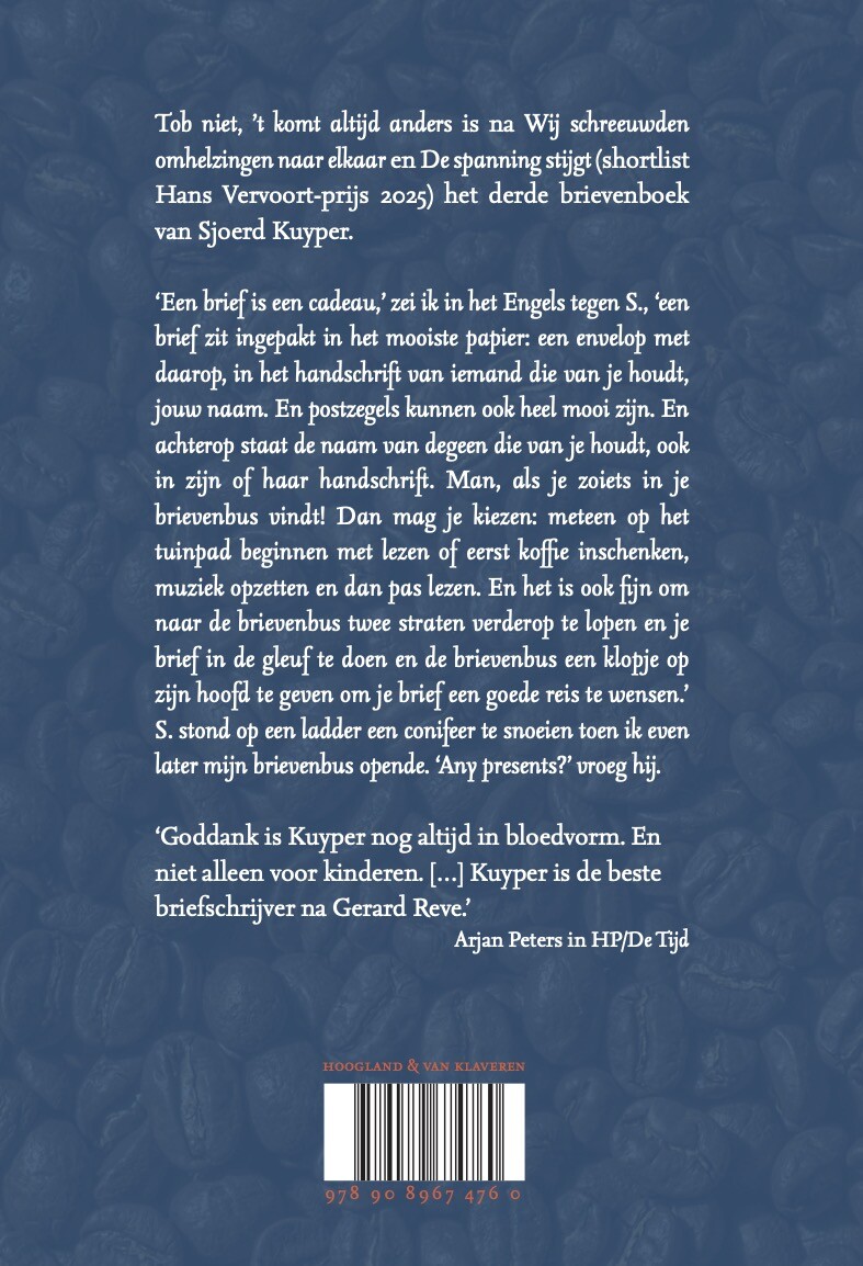 Tob niet, het komt altijd anders achterkant