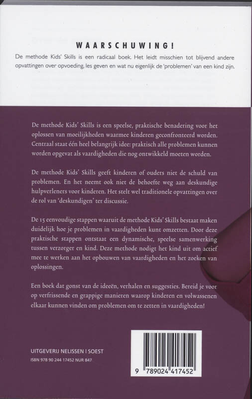 de methode Kids' Skills  achterkant