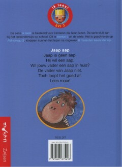 Jaap aap / Ik lees! / AVI 3 achterkant