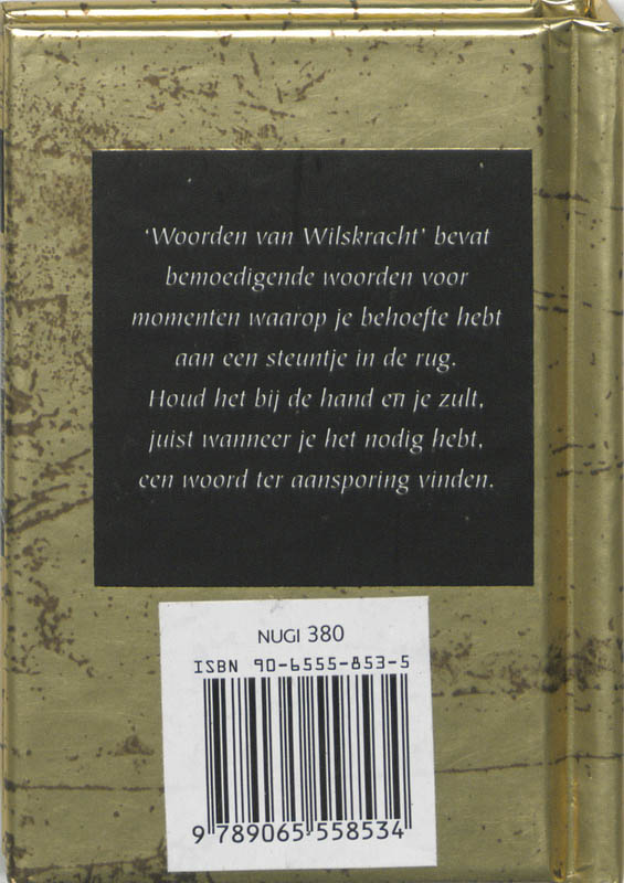 Woorden van wilskracht / Gouden woorden Woorden van wilskracht / Gouden woorden achterkant