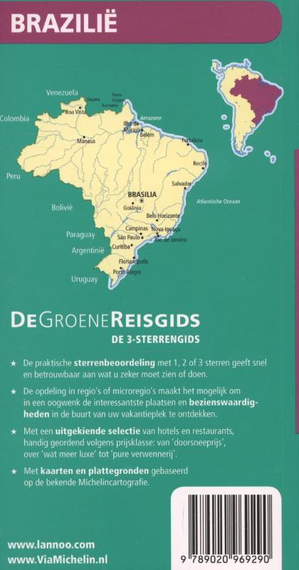 De Groene Reisgids Brazilie / Groene Michelingids achterkant
