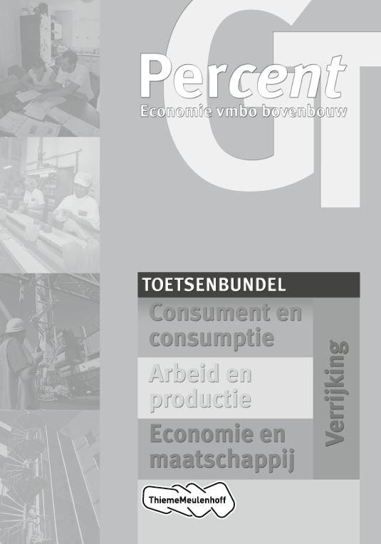 Toetsenbundel GT Vmbo Percent economie