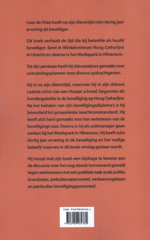 Het echte verhaal van een hoofd beveiliger achterkant