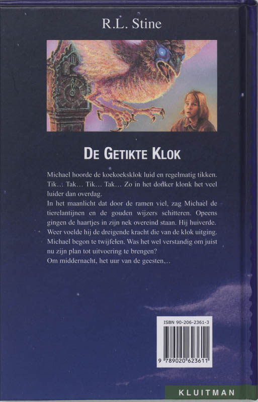 De Getikte Klok / Kippenvel in 3D achterkant