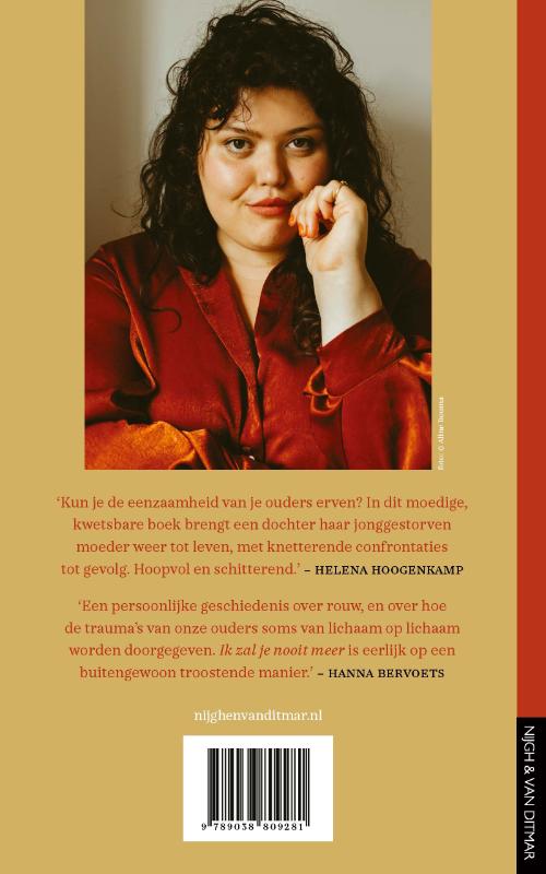 Ik zal je nooit meer Ik zal je nooit meer achterkant