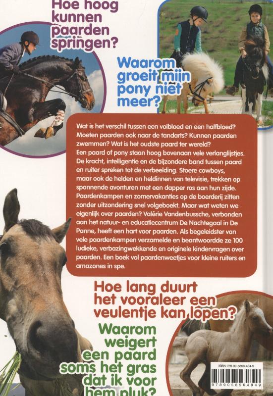 Paarden / 100 Kindervragen / 9 achterkant