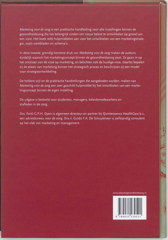 Marketing voor de zorg achterkant