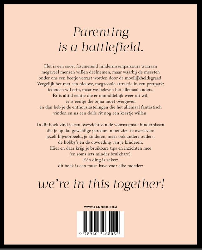 Handleiding tot het perfecte (nu ja net haalbare niveau van het) moederschap / Mama Baas achterkant