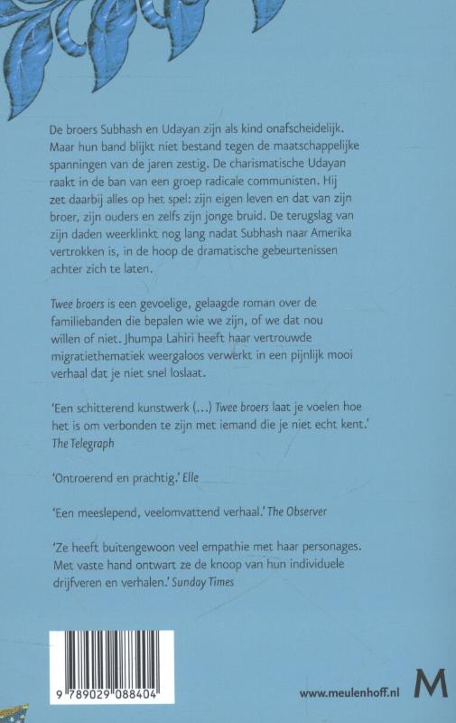 Twee broers Twee broers achterkant