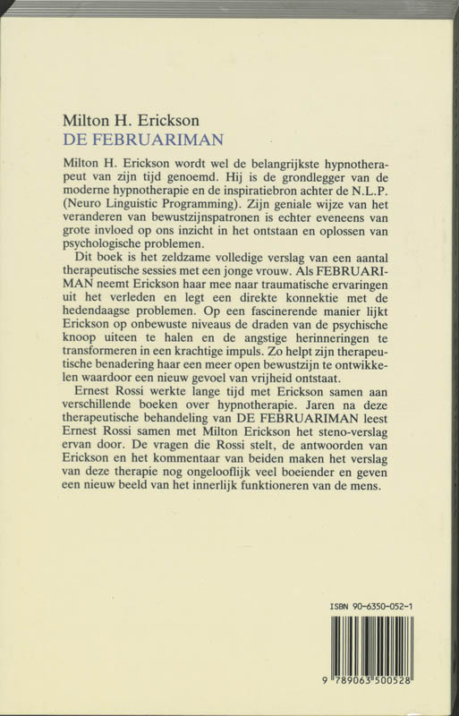 De februariman achterkant