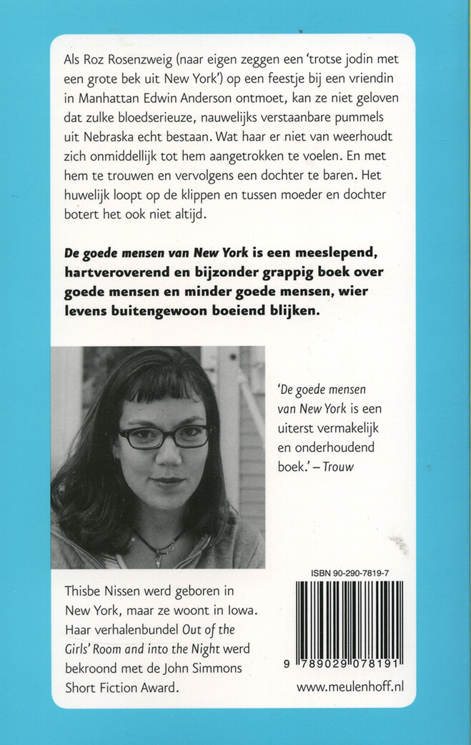De goede mensen van New York achterkant