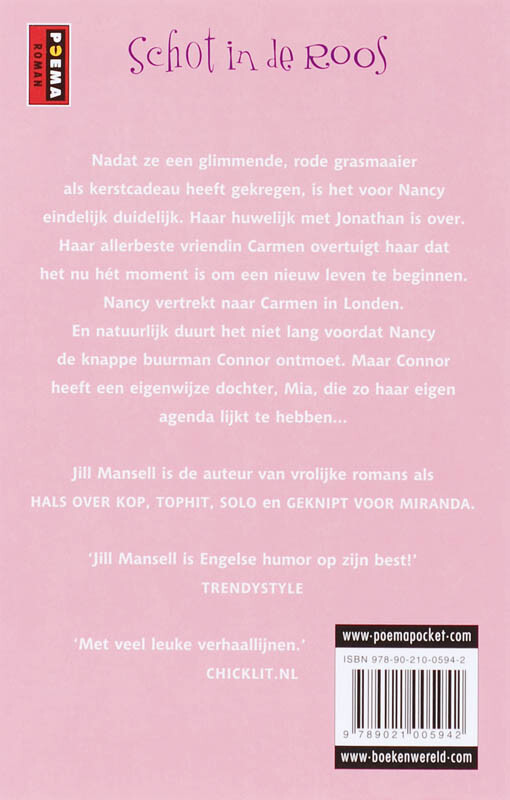Schot in de roos / Chicklit-reeks Poema Pocket achterkant