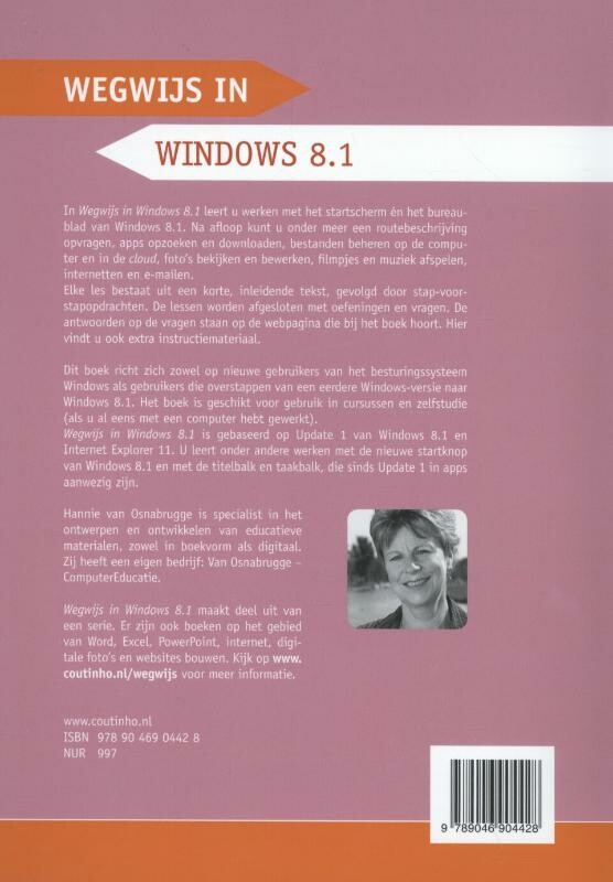 Wegwijs in Windows 8.1 / Wegwijs-serie achterkant