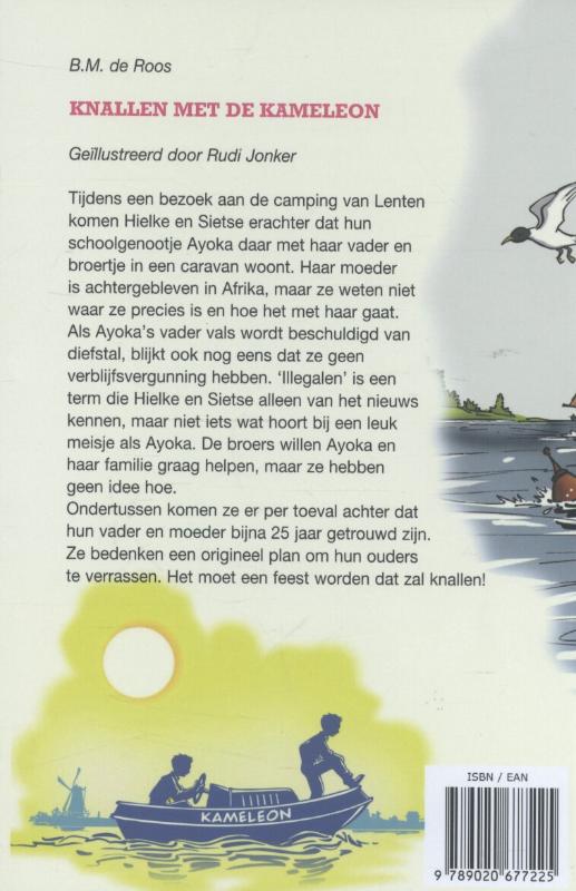 Knallen met de Kameleon / Kameleonserie Knallen met de Kameleon / Kameleonserie achterkant