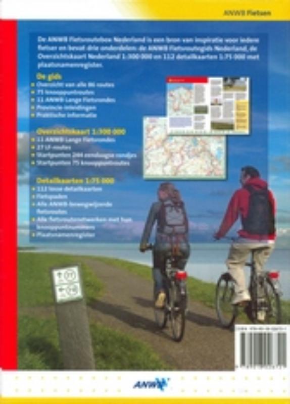 ANWB fietsroutebox Nederland / ANWB fietsgids ANWB fietsroutebox Nederland / ANWB fietsgids achterkant
