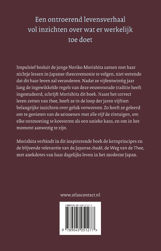 De wijsheid van thee achterkant