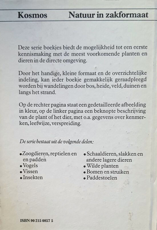 Bomen en struiken / Natuur in zakformaat achterkant