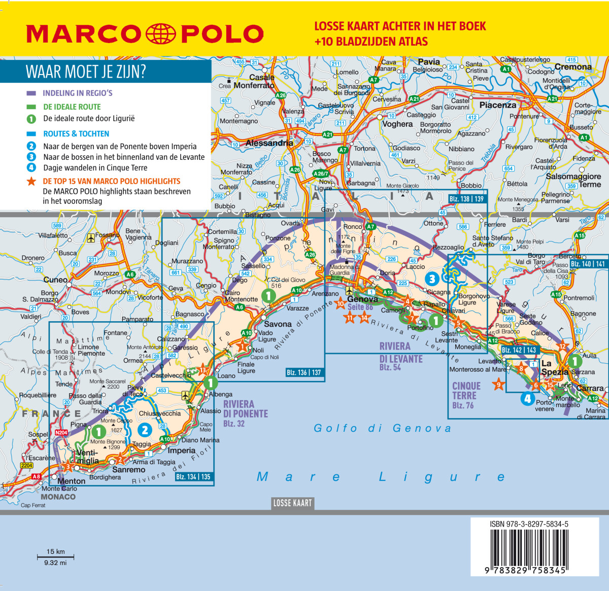 Ligurië / Marco Polo achterkant