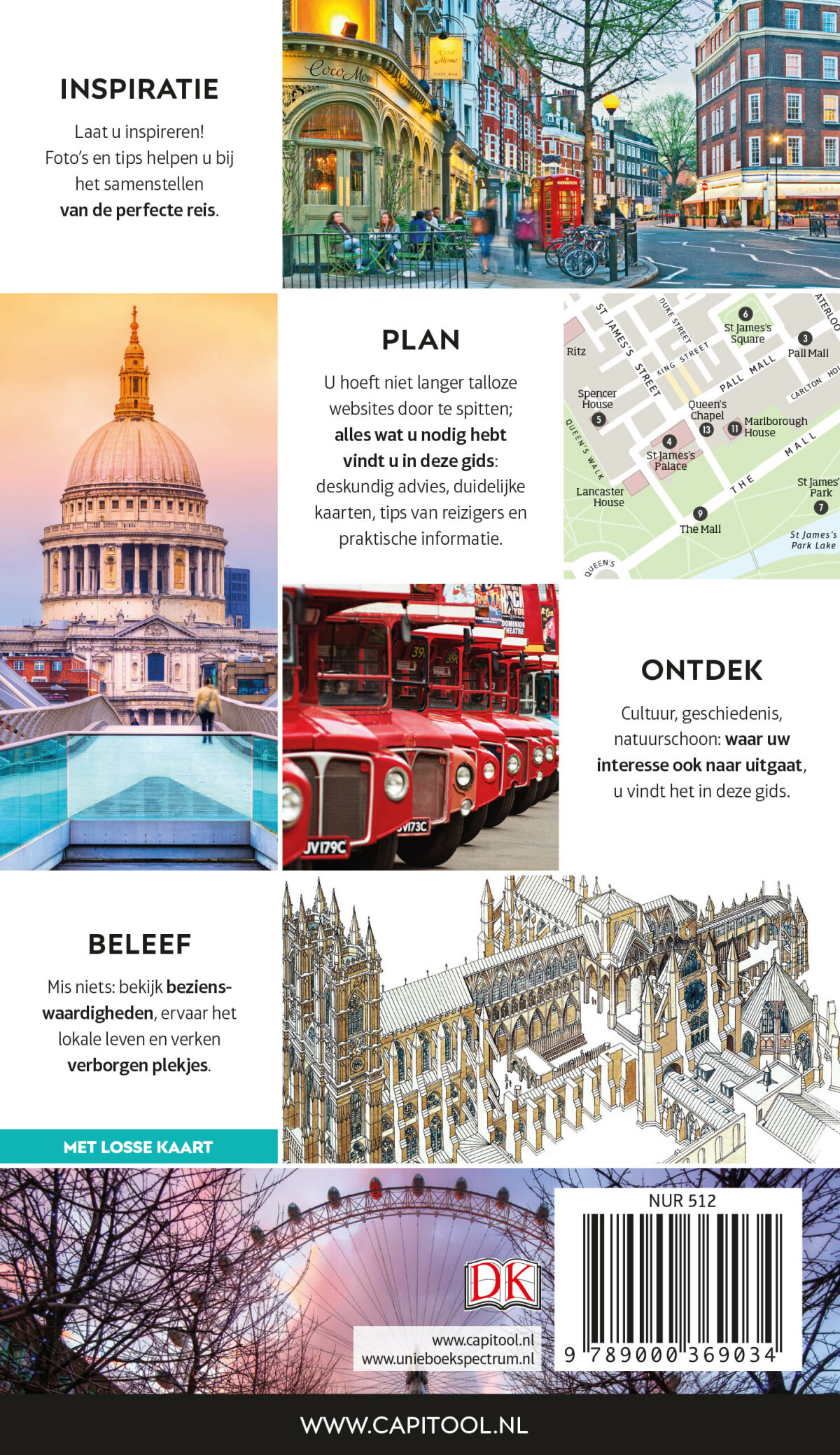 Londen / Capitool reisgidsen achterkant