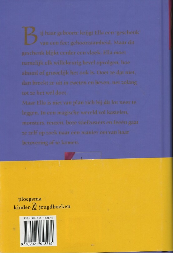 De verwensing achterkant