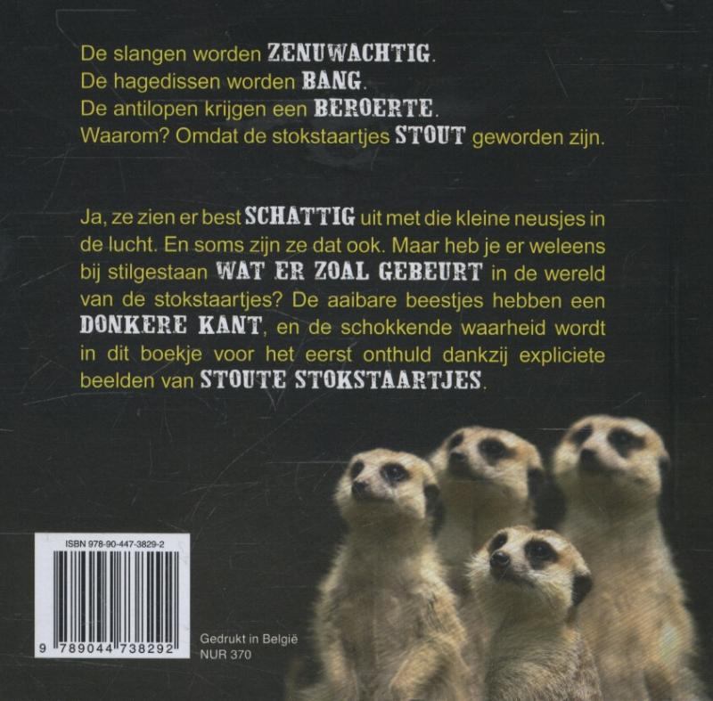 Stoute stokstaartjes achterkant