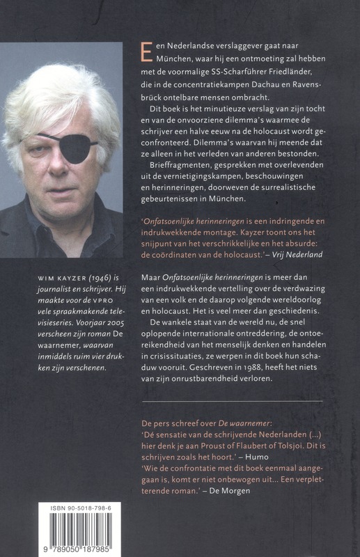 Onfatsoenlijke herinneringen achterkant