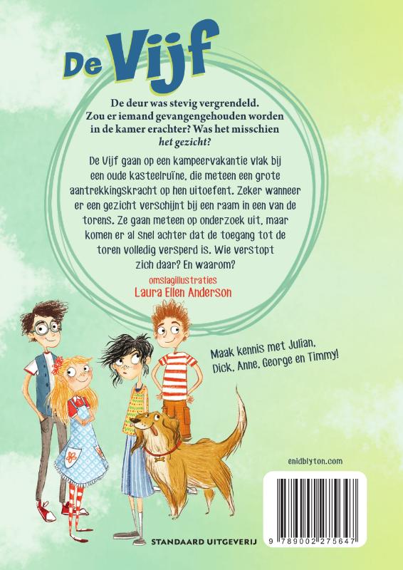 De Vijf en de verdwenen geleerden / De Vijf / 11 achterkant
