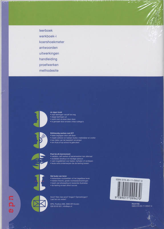 Getal en Ruimte / 4 Vmbo-KGT 2 / deel Werkboek-i + cd-rom Getal en Ruimte / 4 Vmbo-KGT 2 / deel Werkboek-i + cd-rom achterkant