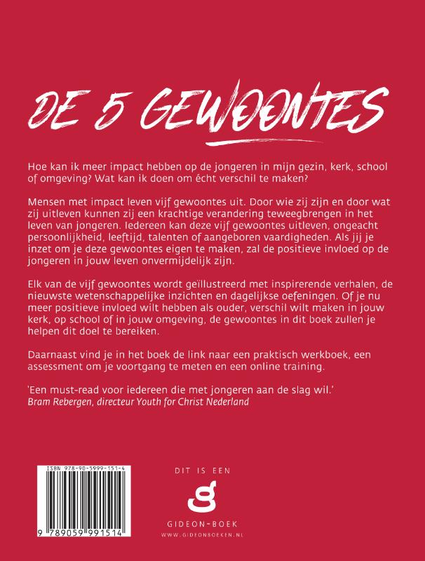 De vijf gewoontes De vijf gewoontes achterkant