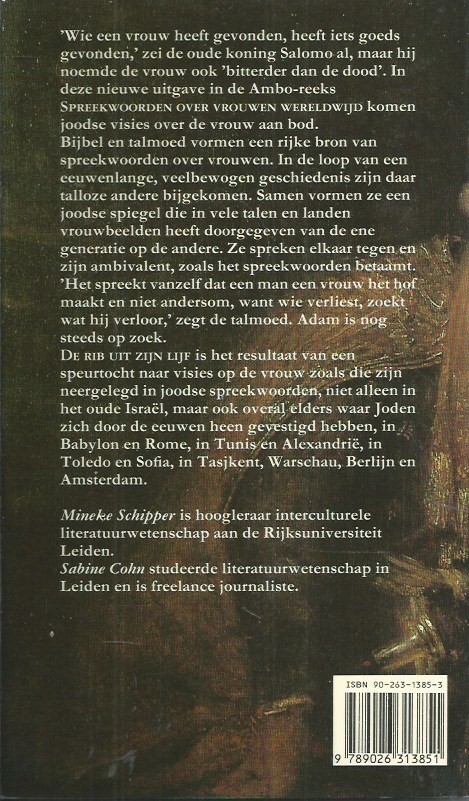De rib uit zijn lijf / Spreekwoorden over vrouwen wereldwijd achterkant