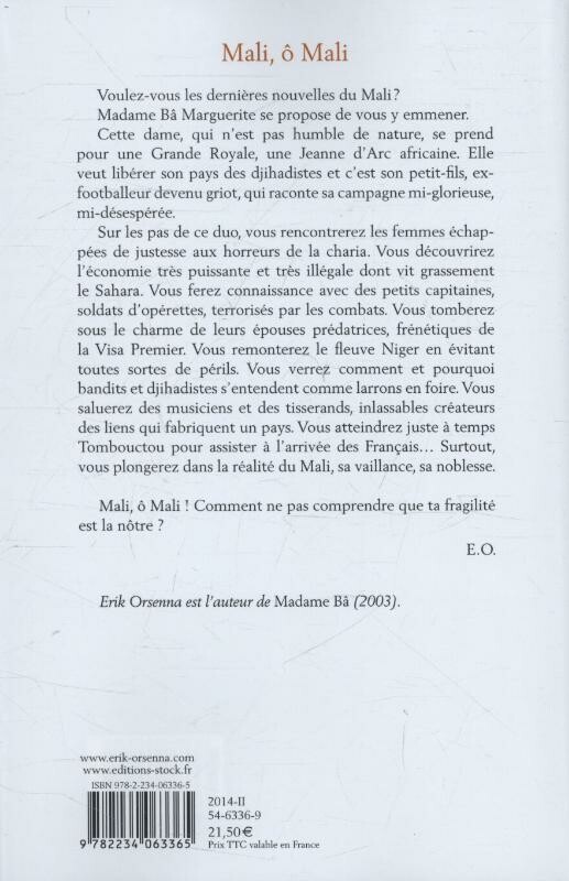 Mali, O Mali achterkant
